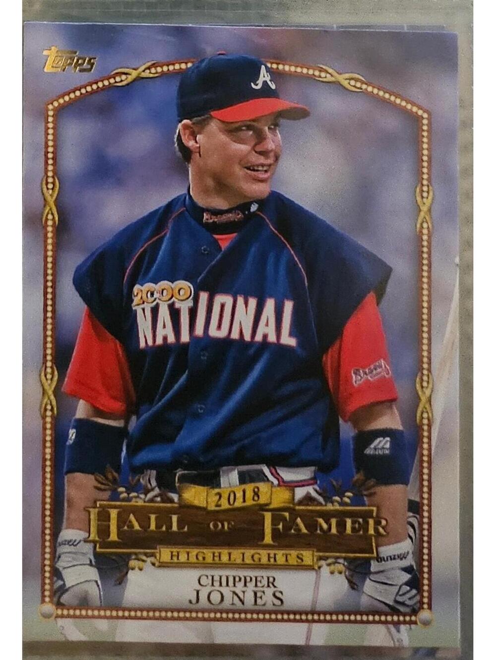 Chipper Jones 2018 Topps Update Hall of Fame Highlights Braves HFH-5 BASE